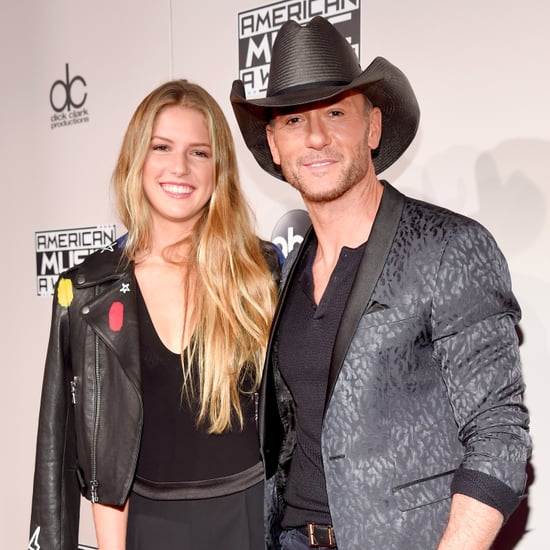 Tim McGraw and Daughter at the American Music Awards 2016