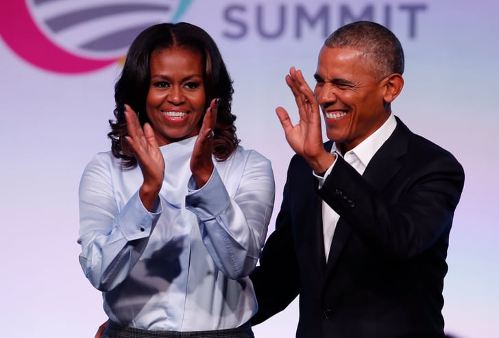 Michelle Obama's Blue Stella McCartney Shirt