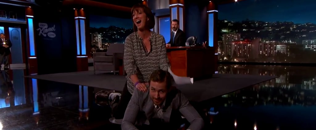 Ryan Gosling Acts Out Movie Scene With a Fan 2016