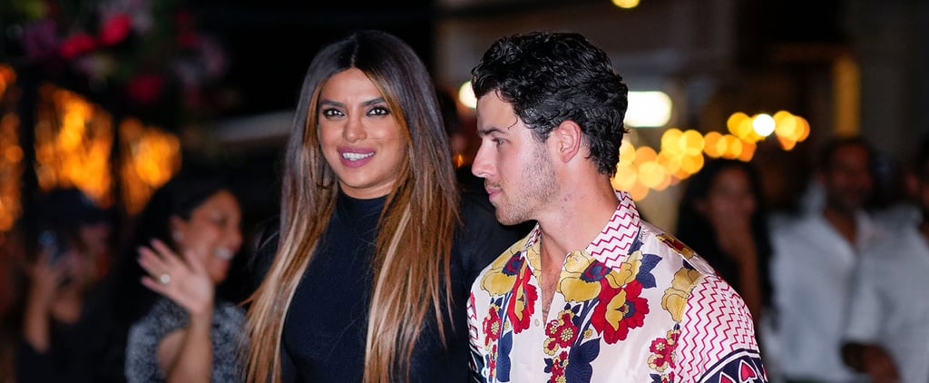Priyanka Chopra's Date-Night Dress Has a Lace-Up Back Threaded Through Silver Rings