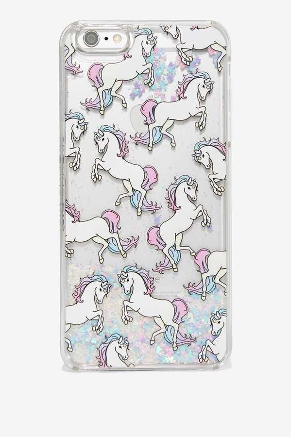 Factory Skinnydip London Glitter Unicorn iPhone 6 Plus Case ($28)