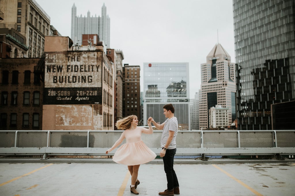 Rooftop Engagement Shoot