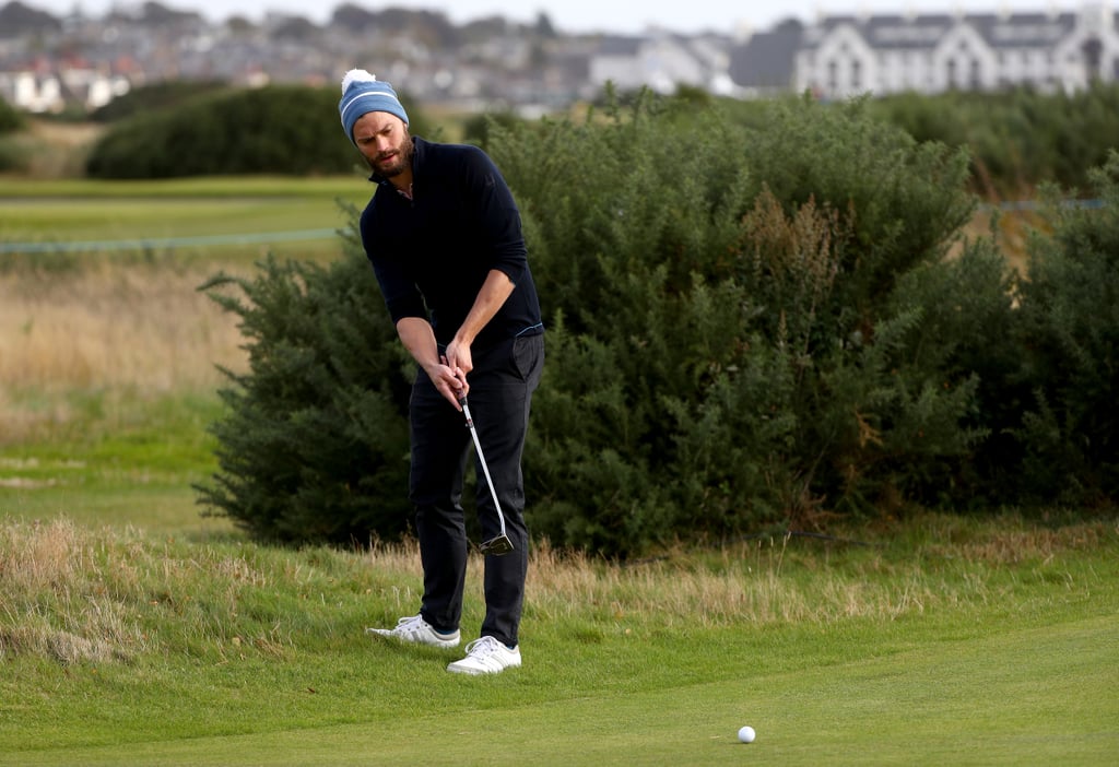 Jamie Dornan Golfing Pictures