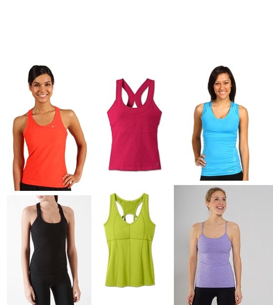 workout tops with built in bra