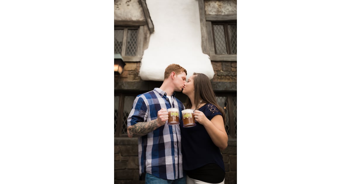 Engagement Photos At The Wizarding World Of Harry Potter Popsugar Love And Sex Photo 27