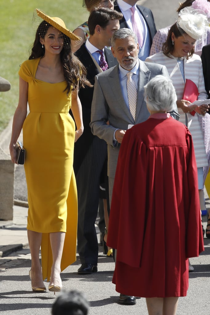 George and Amal Clooney at Royal Wedding 2018 Pictures