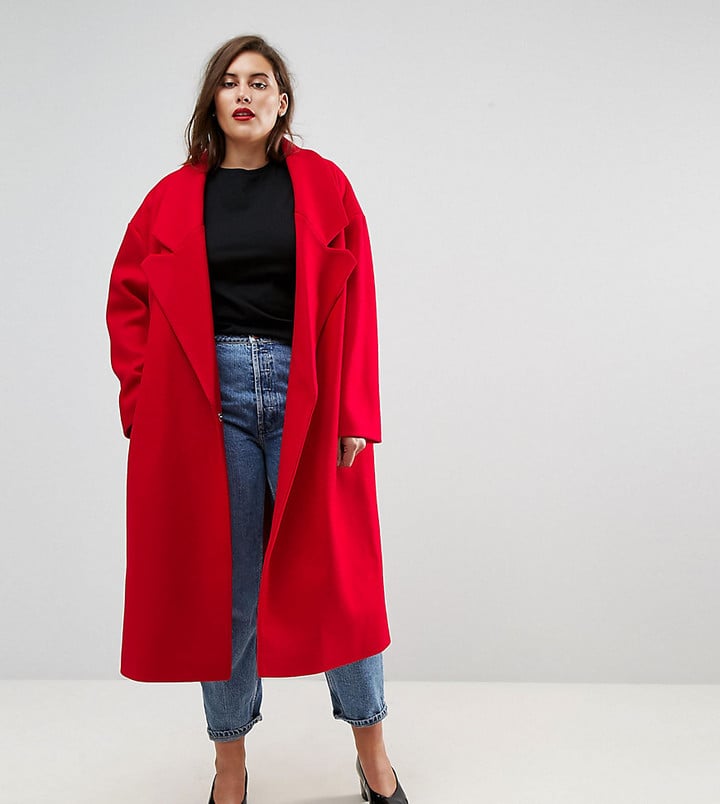Asos Coat with Extreme Collar