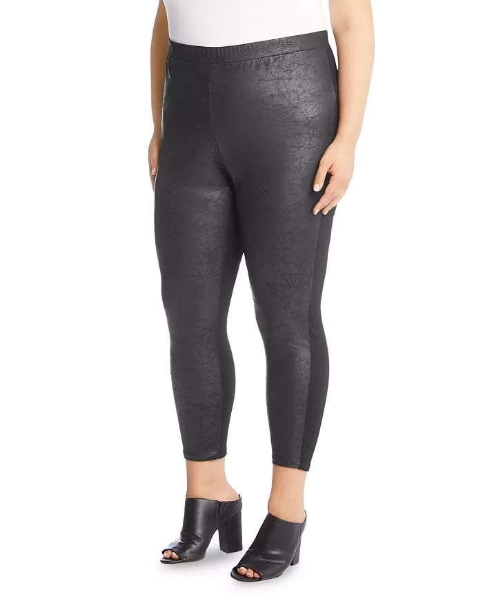Karen Kane Plus Faux-Leather Leggings