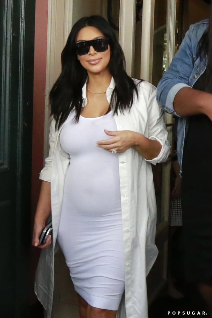 Kim Kardashian Baby Bump Pictures August 2015