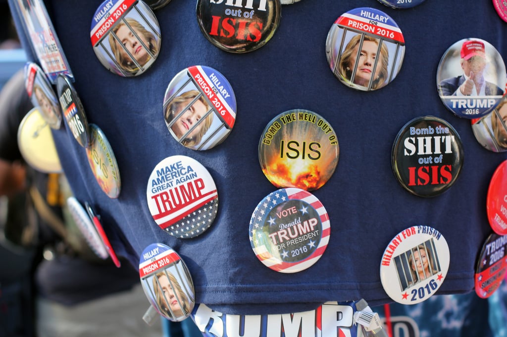 vote for hillary pins