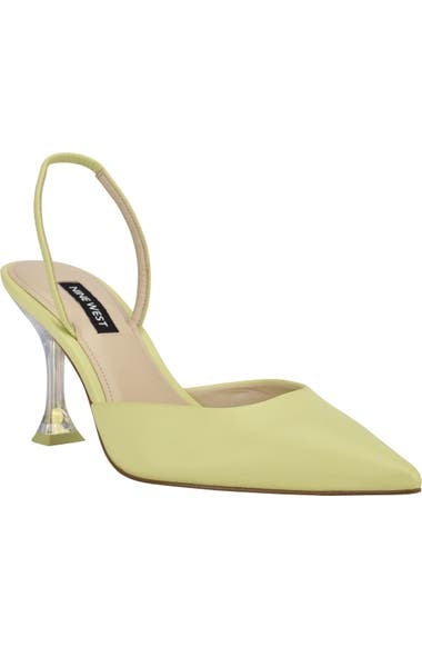 Nine West Happy Pointed Toe Slingback Pumps