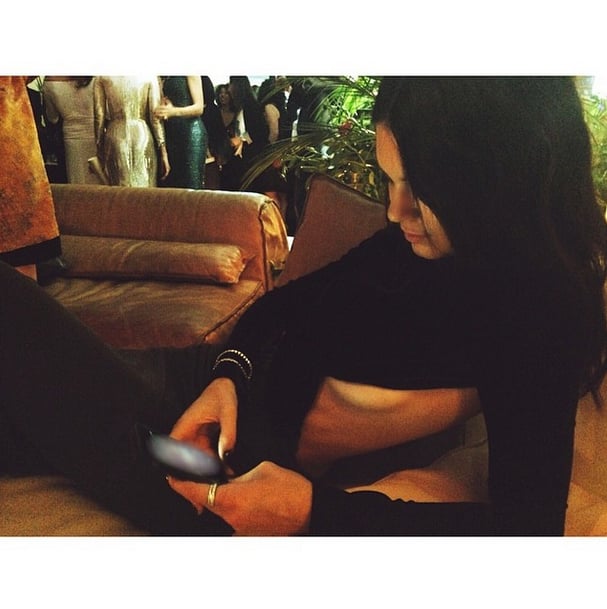 Kendall captioned this Instagram picture, "A little side boob never hurt nobody."
Source: Instagram user kendalljenner