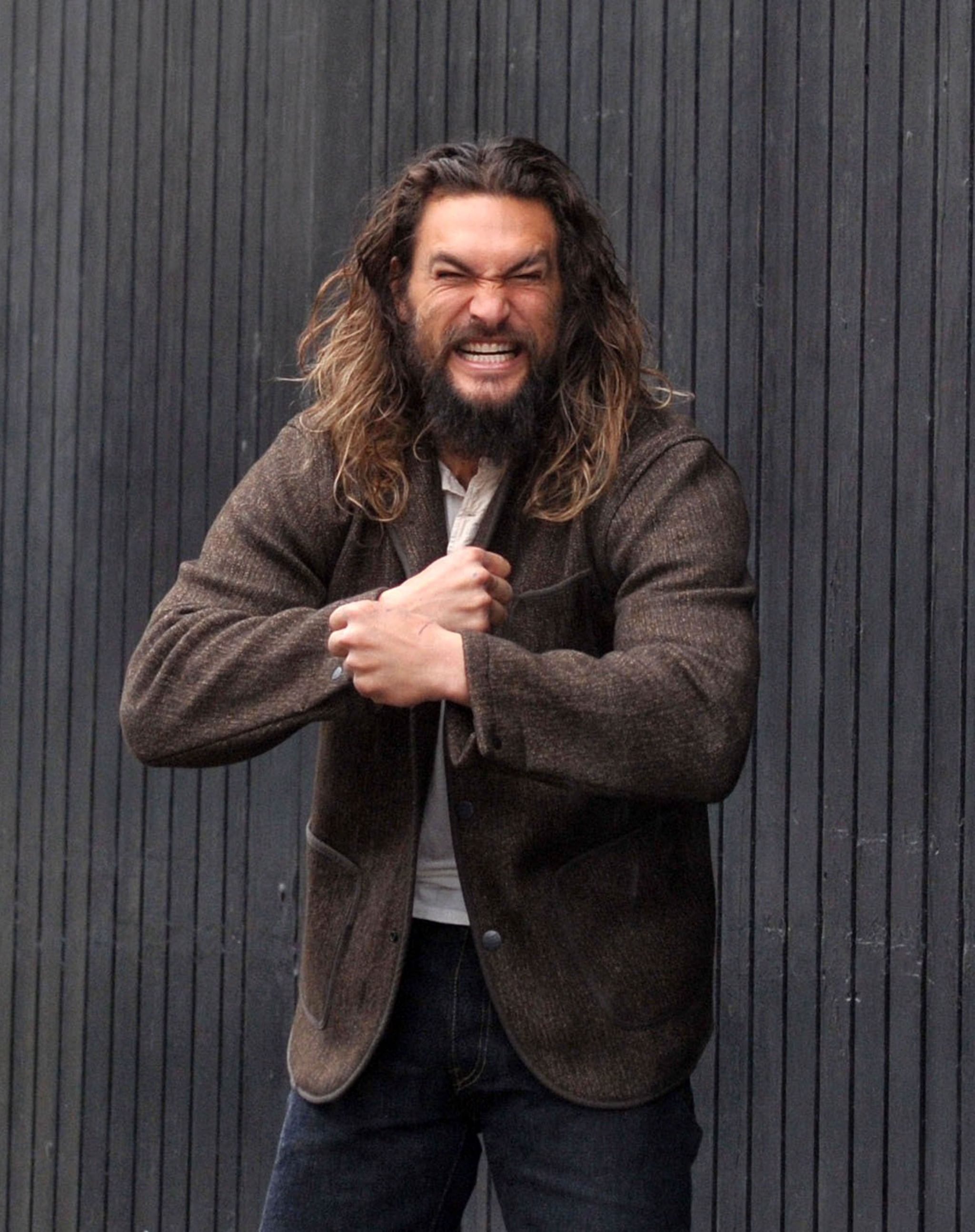 Jason Momoa at Guinness Brewery in Dublin February 2017