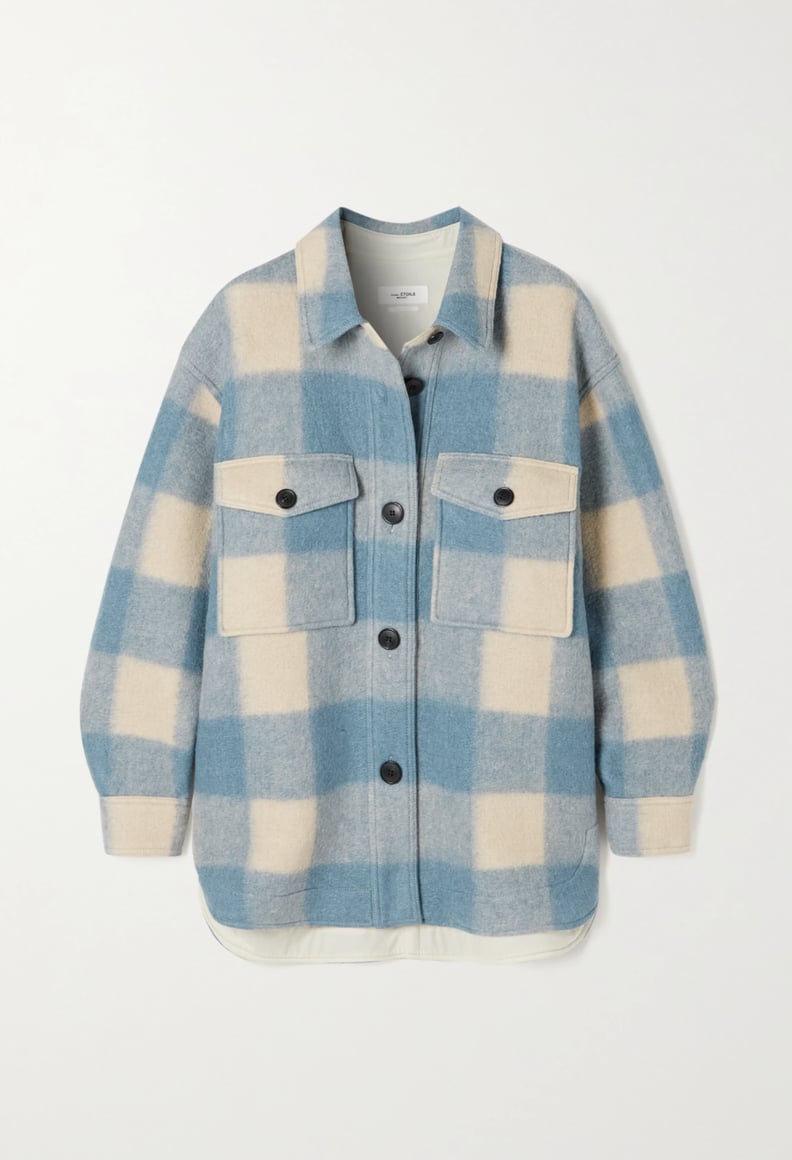 Isabel Marant Etoile Harveli Checked Flannel Jacket