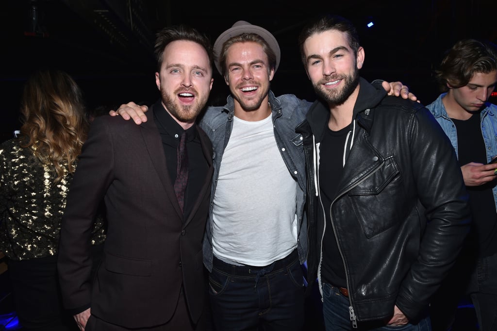 Pictured: Chace Crawford, Aaron Paul, and Derek Hough