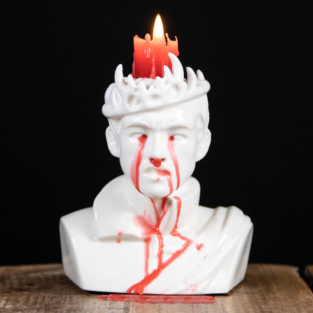 Game of Thrones Bleeding Joffrey Candle on Firebox