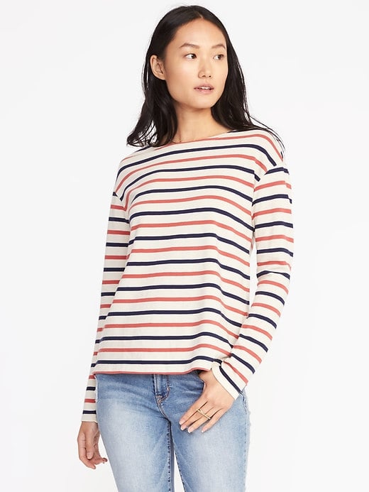 Old Navy Relaxed Jersey-Knit Boat-Neck Tee