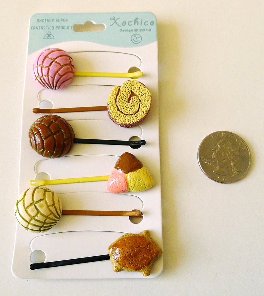 Bobby pins that will add a little funk to any hairstyle.
Pan Dulce Bobby Pins ($12)