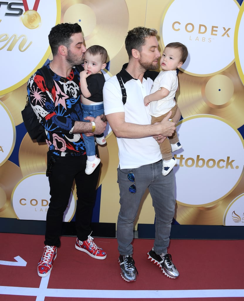 Lance Bass and Michael Turchin Bring Kids to the Red Carpet