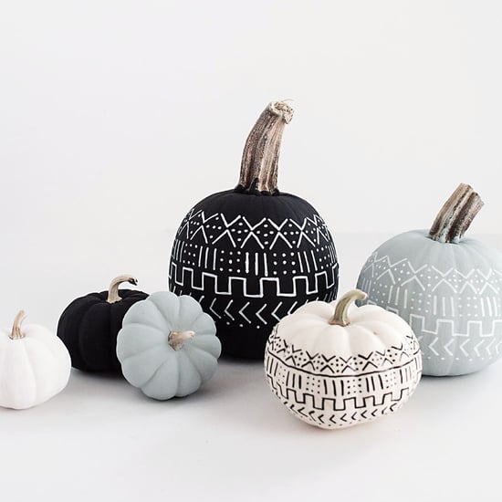 DIY Mudcloth Pumpkins