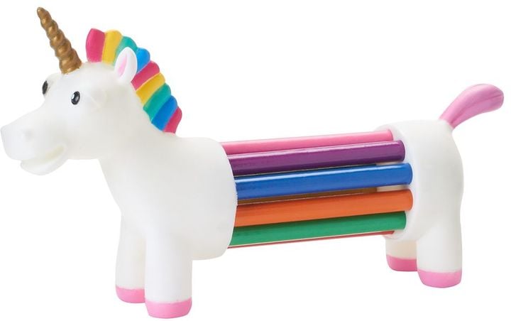 Unicorn Colored Pencils & Pencil Holder