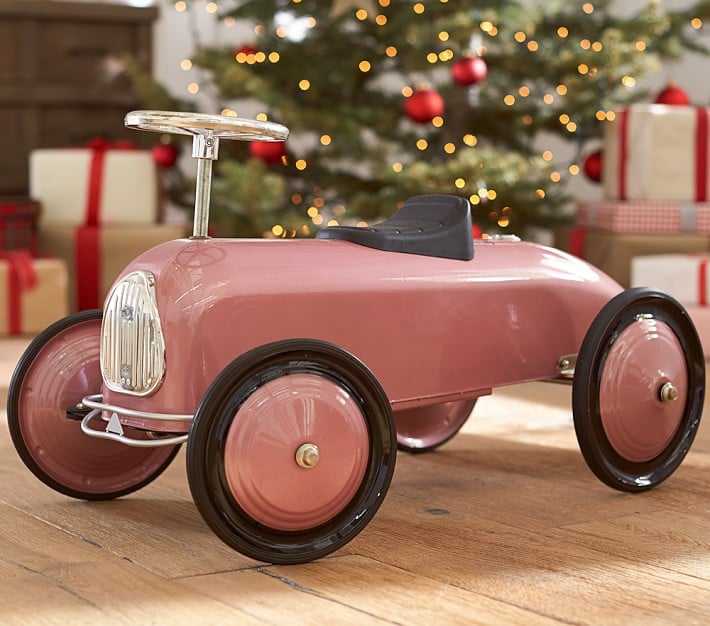 Pottery Barns Metallic Pink Ride-On Car