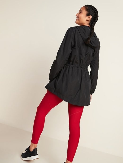 Water resistant hooded online anorak