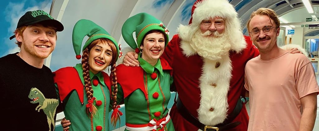 Tom Felton and Rupert Grint Brought Hogwarts Magic to a Children's Hospital For the Holidays