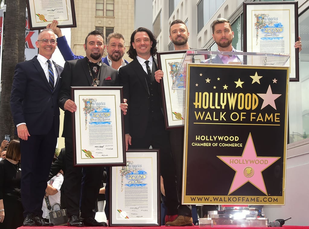NSYNC Reunion at Hollywood Walk of Fame Ceremony April 2018