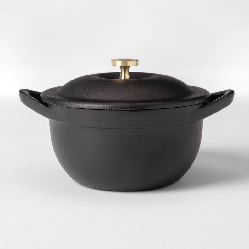 Cravings by Chrissy Teigen 2.5 Quart Donabe-Style Stoneware Clay Pot with Lid in Black