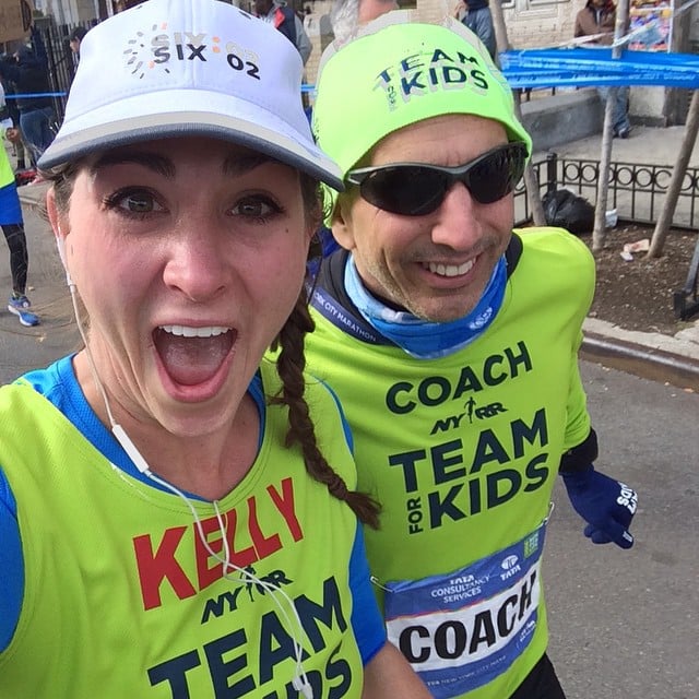"This man makes people marathoners. Love Team For Kids."