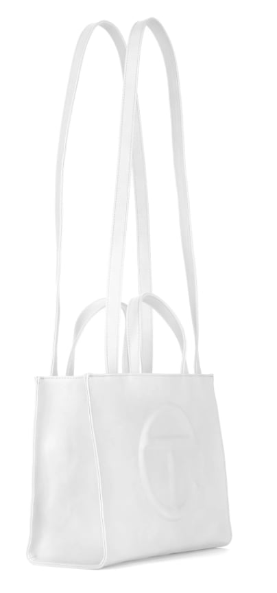 Medium White Shopping Bag