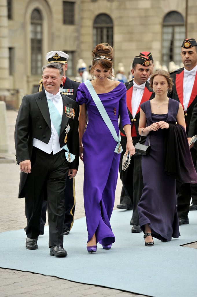 She Coordinated With Queen Rania When They Wore Shades of Purple