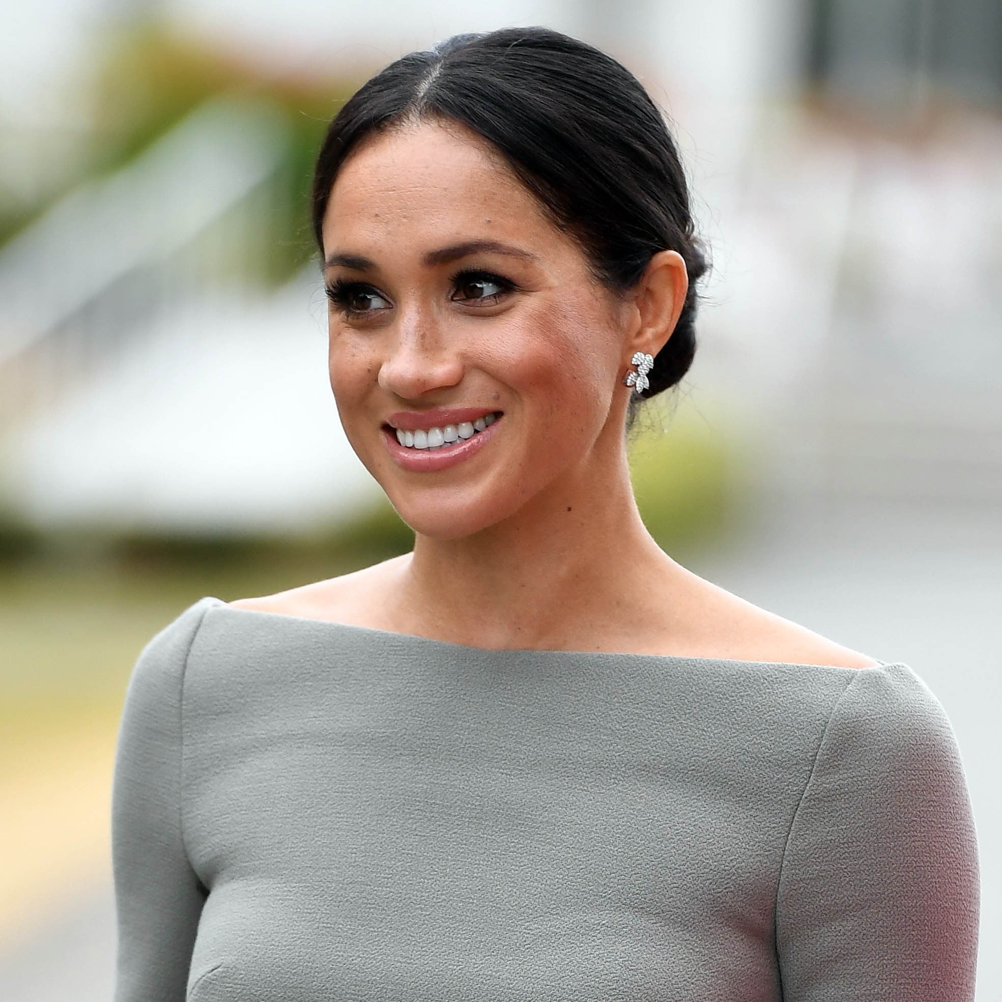 Meghan Markle Bateau Neckline Dresses ...