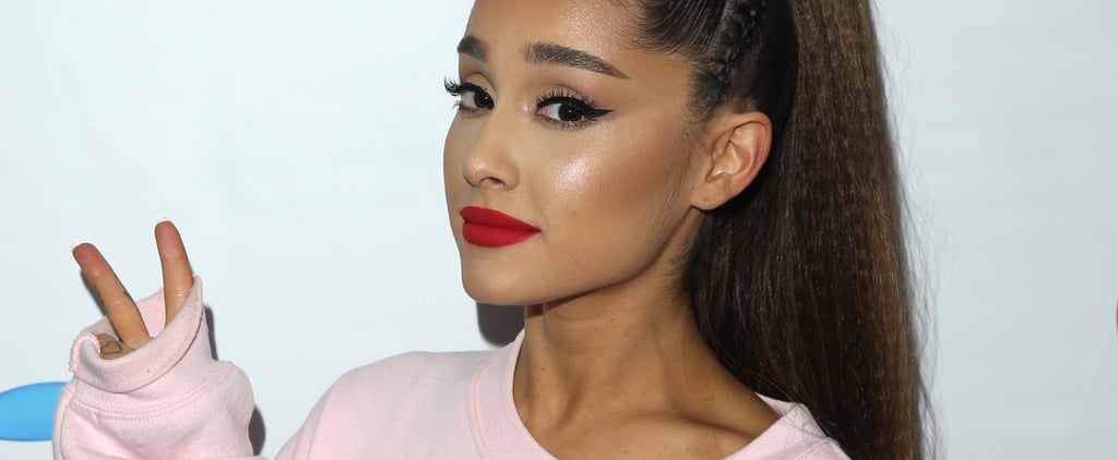 Ariana Grande Pink Glossy Lips