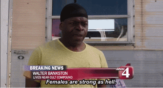 And most importantly — females are strong as hell.
