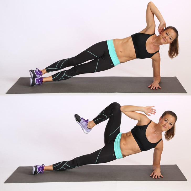 Side Plank Crunch | 30+ Exercises to Get a Sexy Midsection That ...