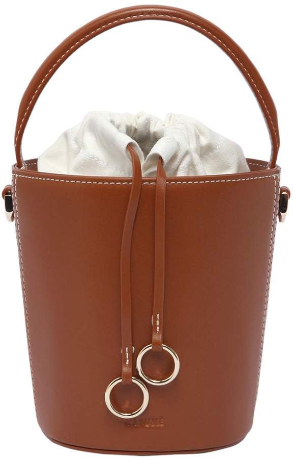 Cafuné Mini Basket Bucket Leather Bag