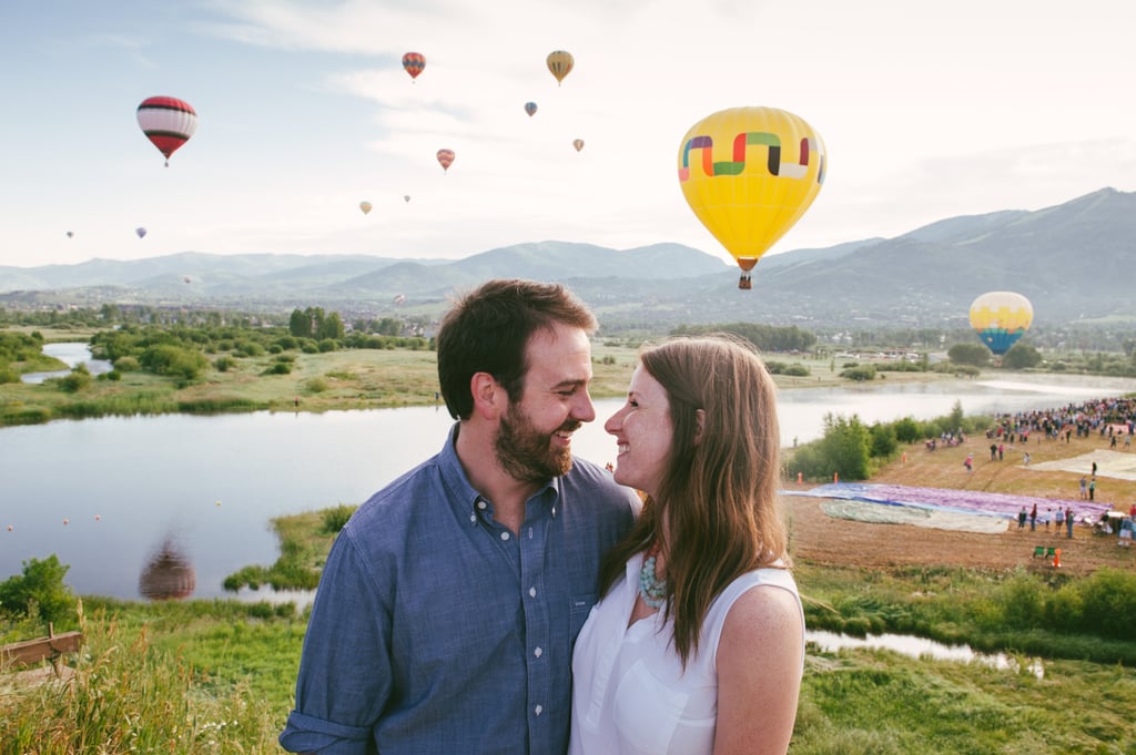 Hot Air Balloon Engagement Pictures