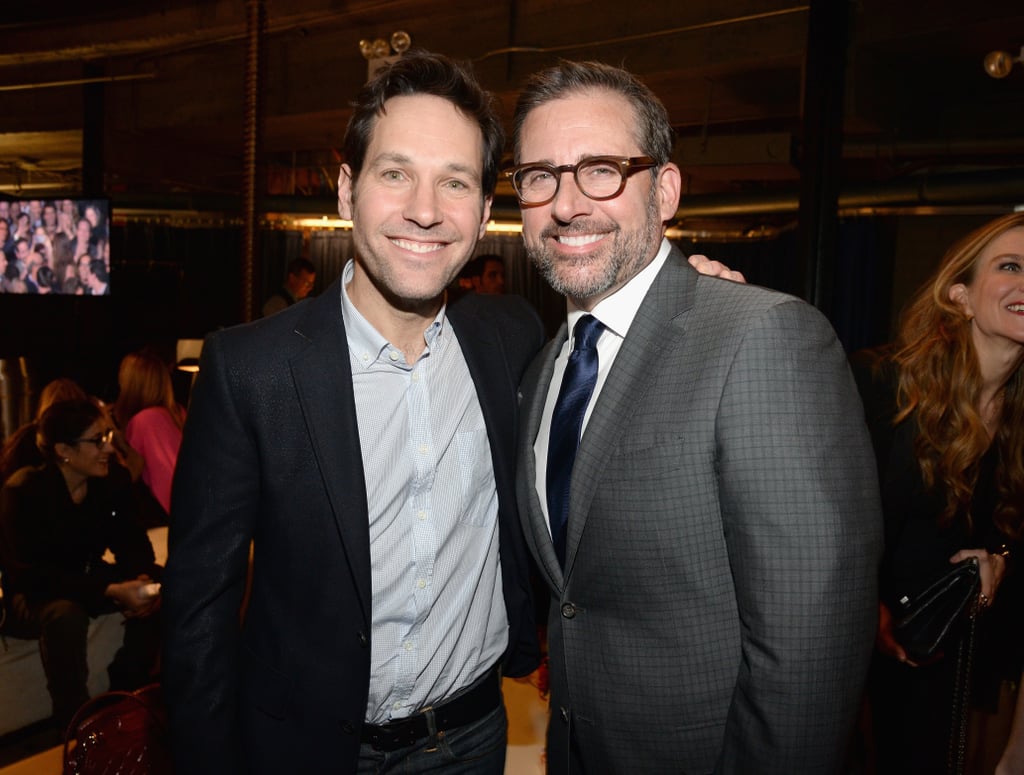 Paul Rudd and Steve Carell got some guy time at Comedy Central's Night of Too Many Stars event in NYC on Saturday.