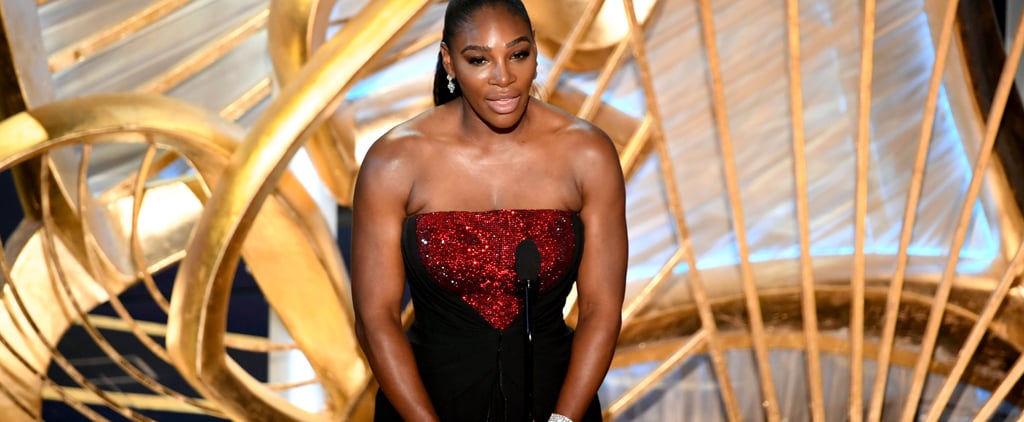 Serena Williams Appeared at the Oscars in a Sexy Gown, and Wait Till You See It Sparkle