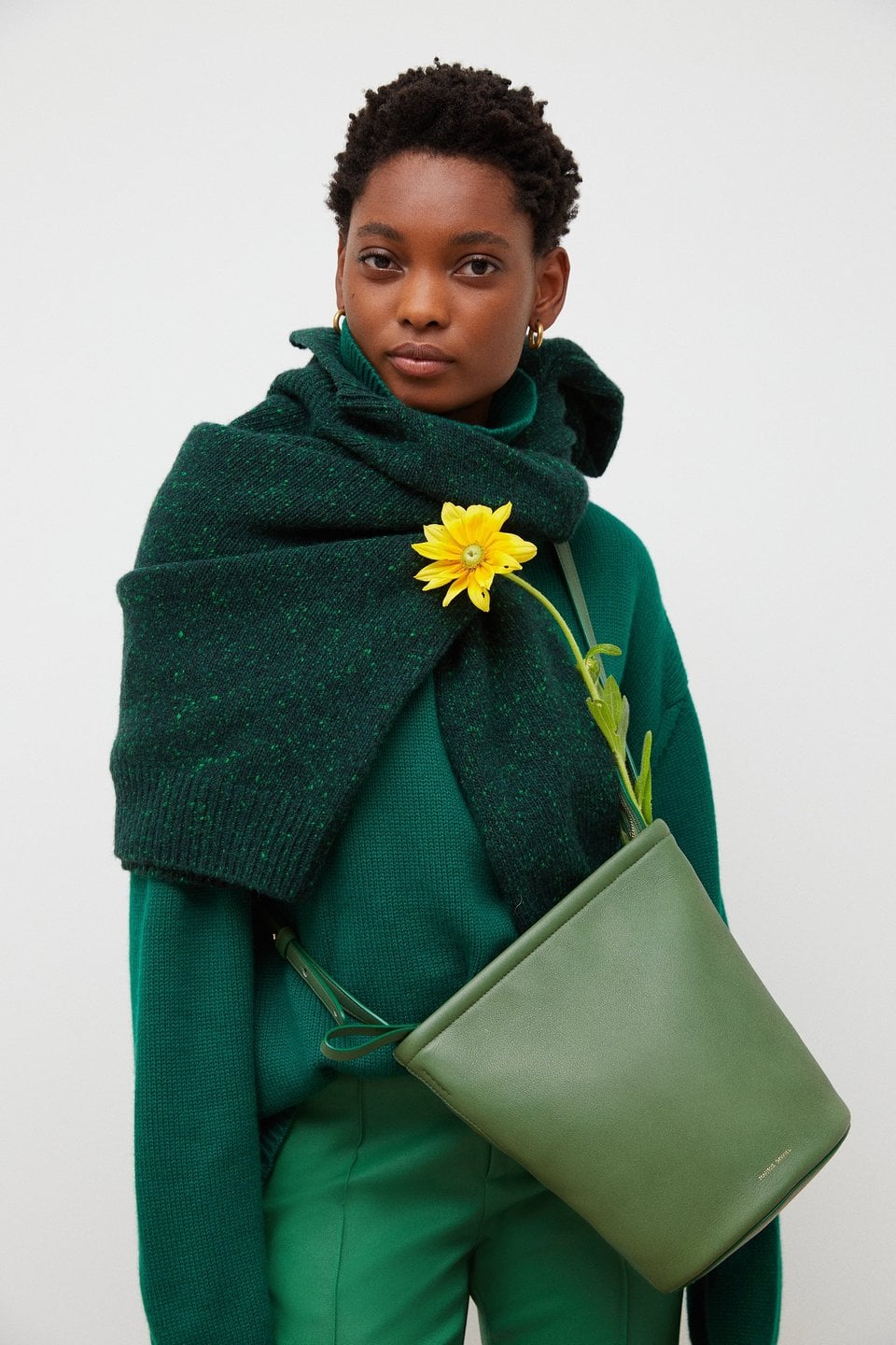 Mansur gavriel mini zip bucket bag best sale