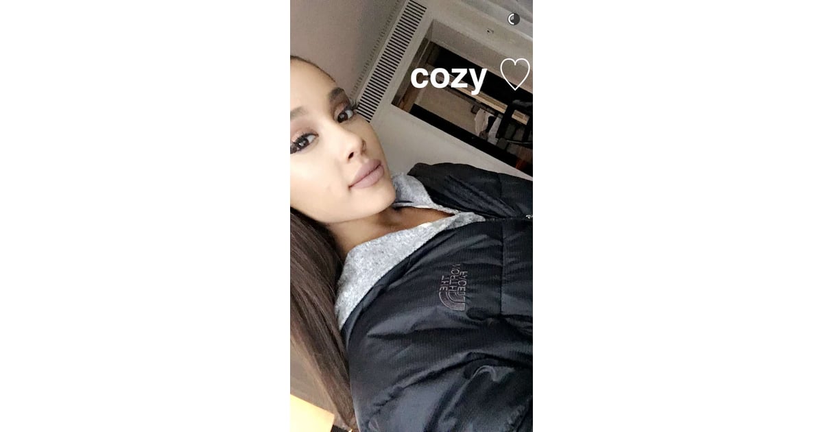 Ariana Grande: moonlightbae | Musicians on Snapchat | POPSUGAR ...