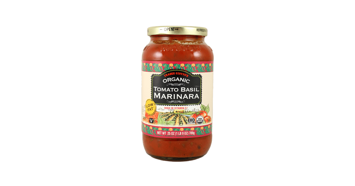 Trader Joe's Organic Tomato Basil Marinara Best Trader Joe’s Sauces