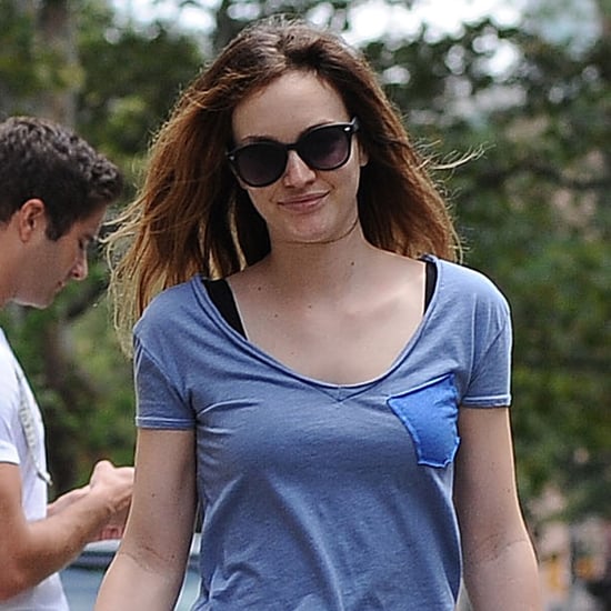 Leighton Meester and Adam Brody Walking Their Dogs in July