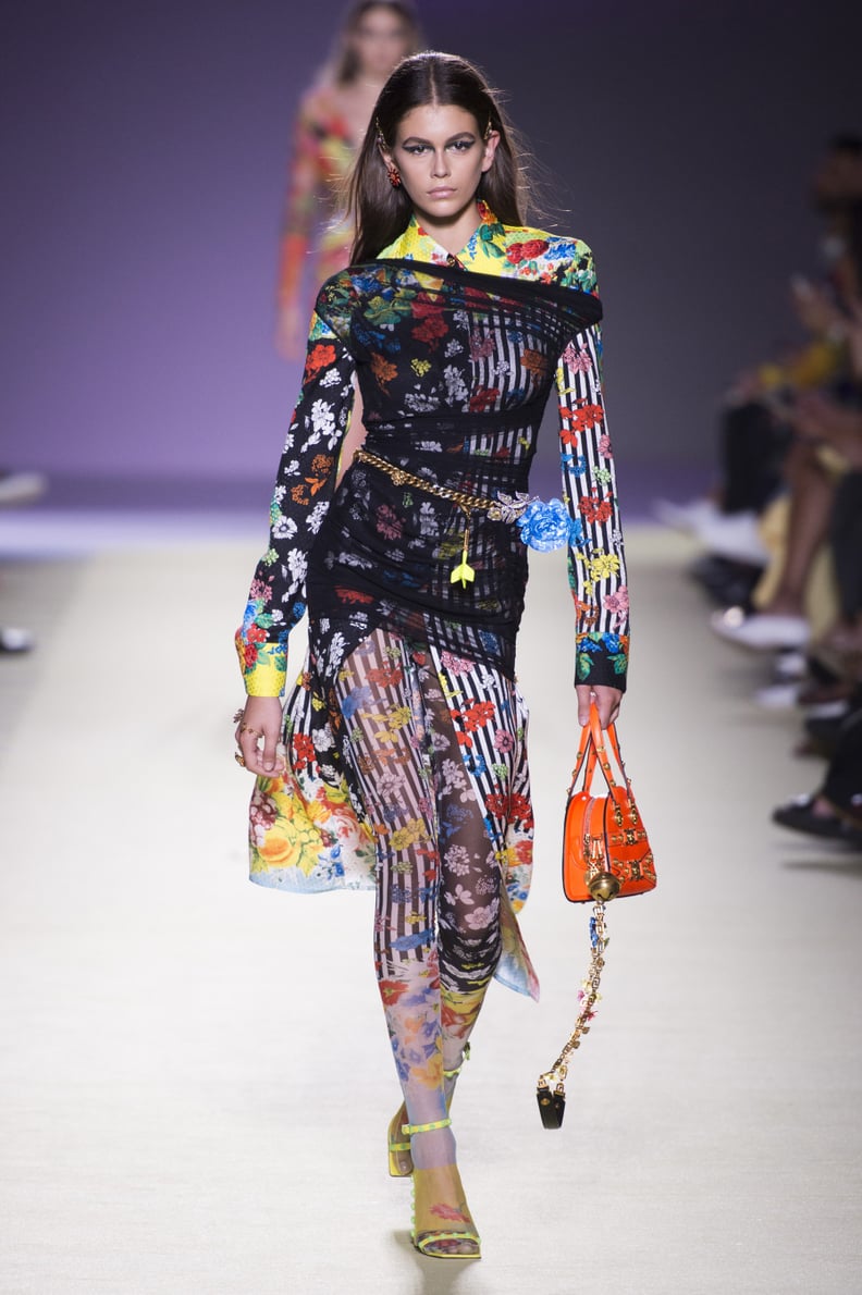 Versace Spring 2019 Collection: Micro Floral Prints Dominate