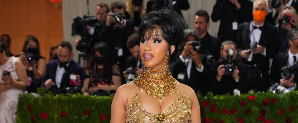 Cardi B Teases New Music in a Crystallized Bathrobe and Towel
