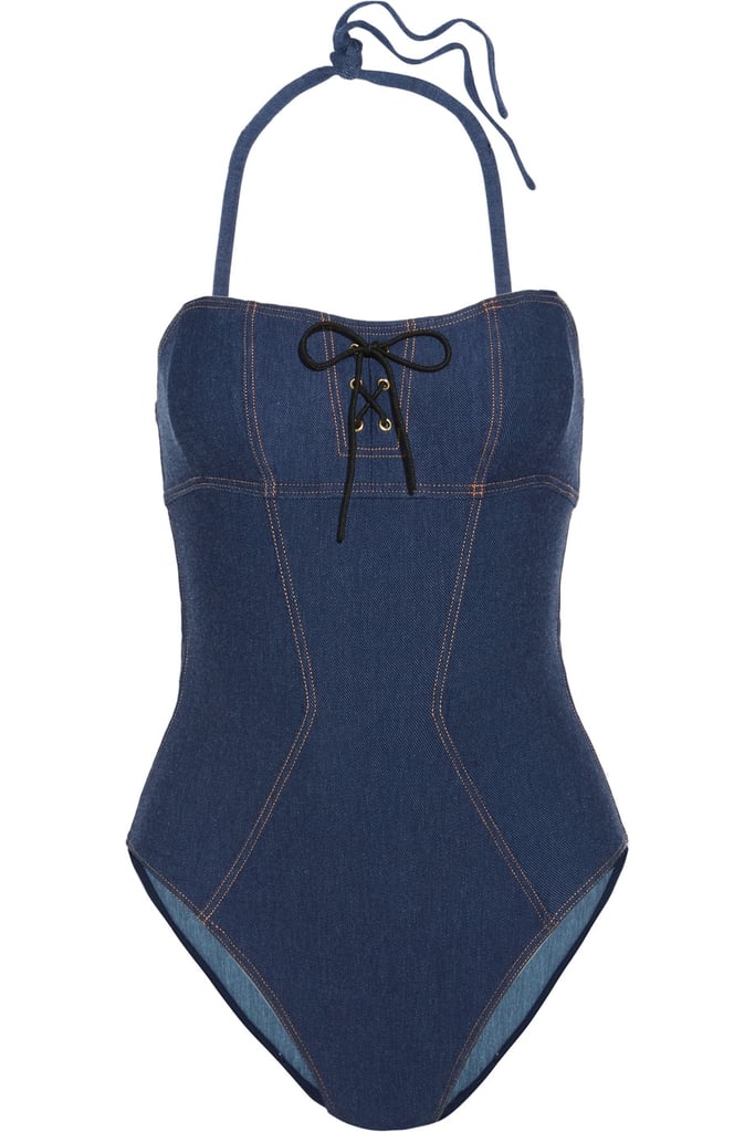 L'agent by Agent Provocateur Sophiia Lace-Up Swimsuit
