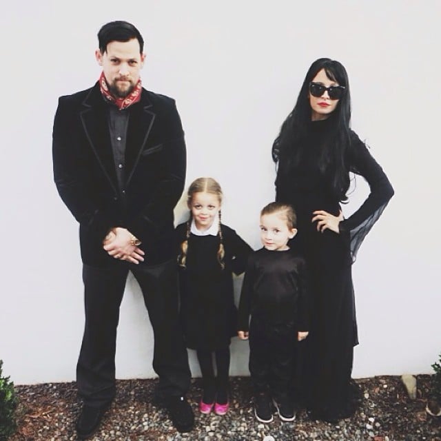 Nicole Richie, Joel Madden, and their kids Harlow and Sparrow channeled the Addams Family.
Source: Instagram user nicolerichie