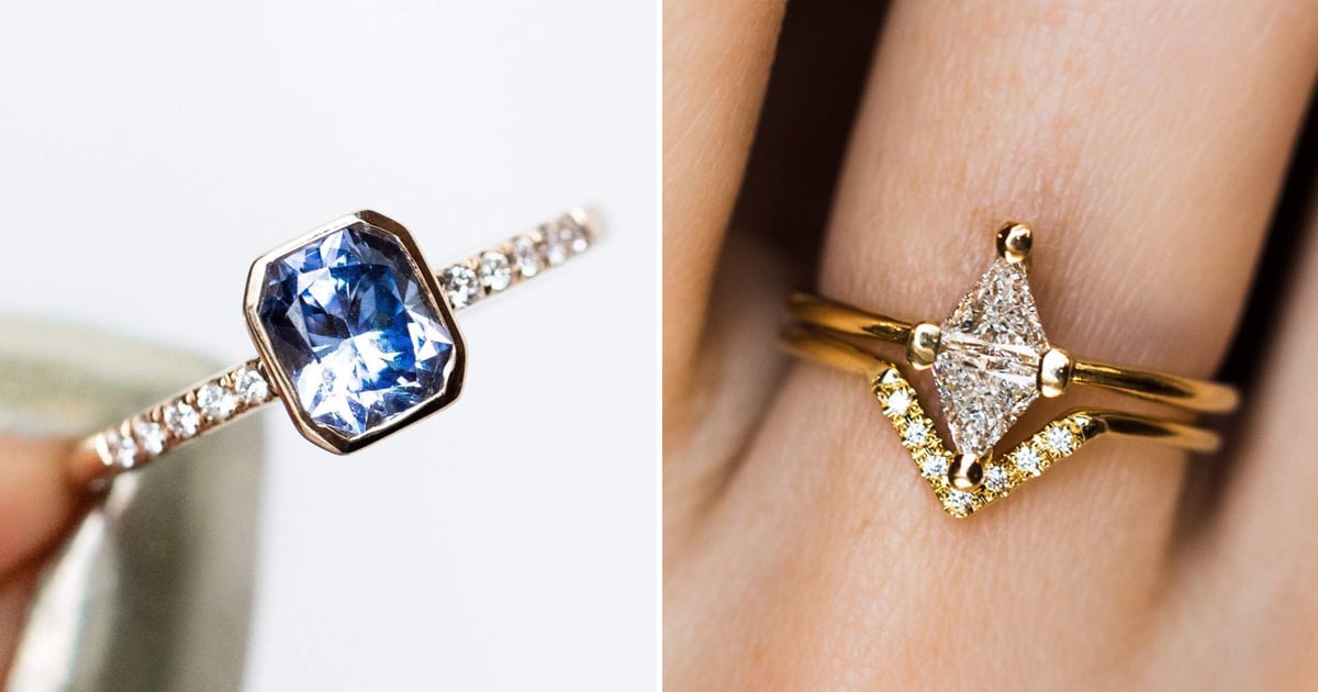 Unique Engagement Rings 2020 Popsugar Fashion